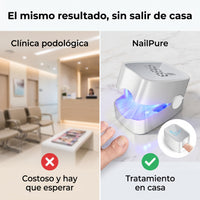 NailPure comparado con clinica podologica